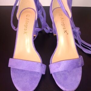 Allegra K Women's Purple Sandals